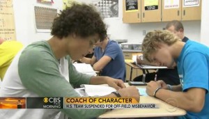 Players with Union High School’s football team hit the books first to show that they’re ready to get back on the field.