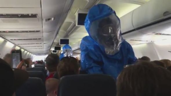 DR Plane Ebola