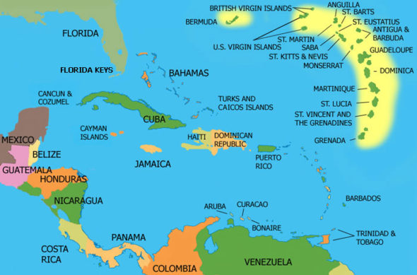 caribbean-map