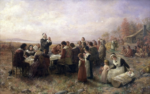 first-thanksgiving-Brownscombe