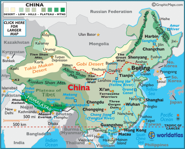 map-china