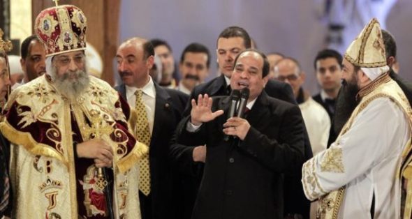 Abdel Fattah el-Sisi_Coptic Pope