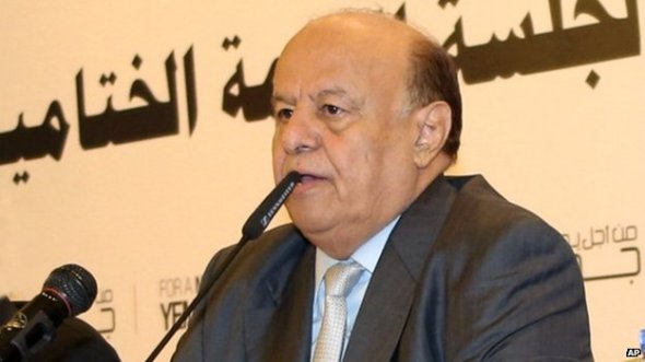 Yemeni President Abdu Rabu Mansour Hadi