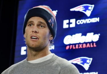 New England Patriots QB Tom Brady denies he had no knowledge of deflated footballs.