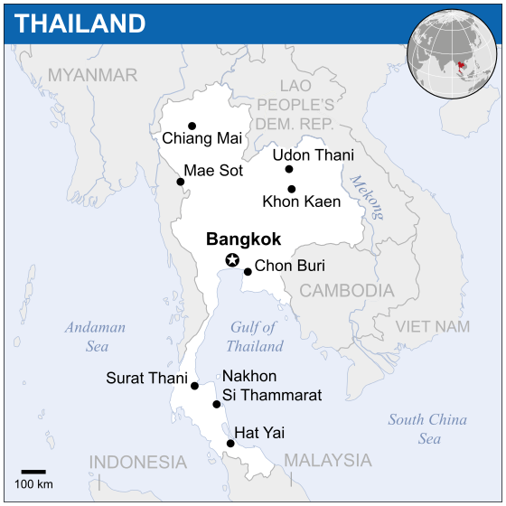 Thailand_-_map
