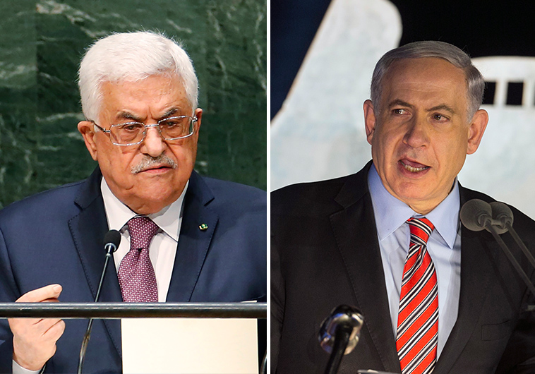 Palestinian Authority President Mahmoud Abbas (left), Israeli Prime Minister Benjamin Netanyahu (Photo Reuters)