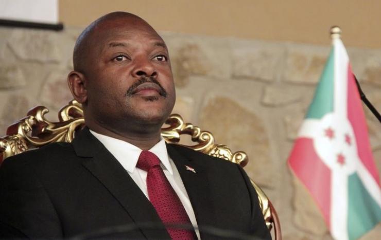 Burundi's President Pierre Nkurunziza is seeking a third term, despite the constitution limiting the president to two. (Reuters)
