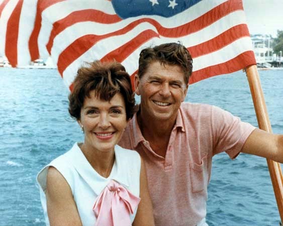 The Reagans in California, 1964. 