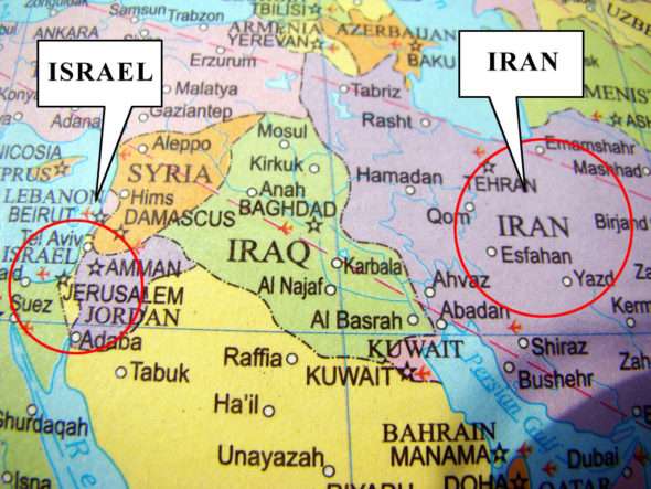 israel-iran-map