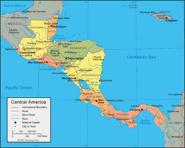 central-america-map
