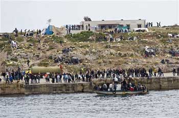 Italy's Lampedusa Harbor