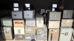 Safes wash up on shore in Japan