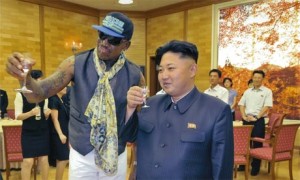 Dennis Rodman and Kim Jong-un