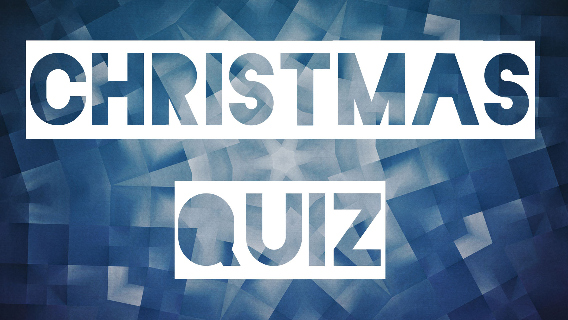 Christmas Quiz – 2014