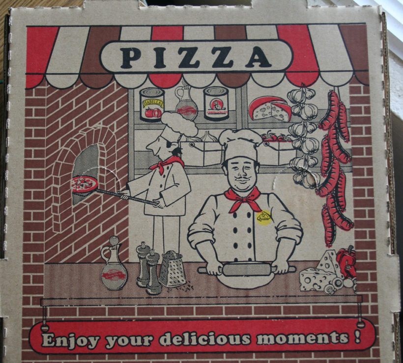 World’s biggest collector of pizza boxes