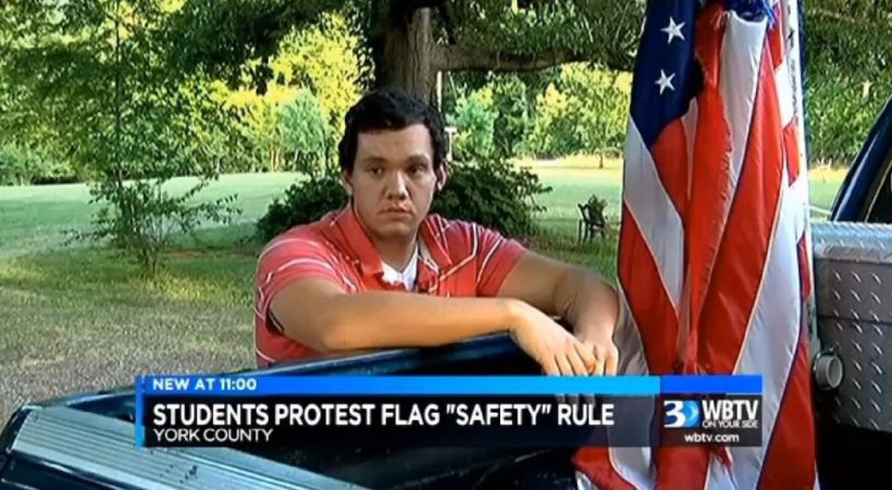 SC teen banned from flying flag on truck sparks protests, change