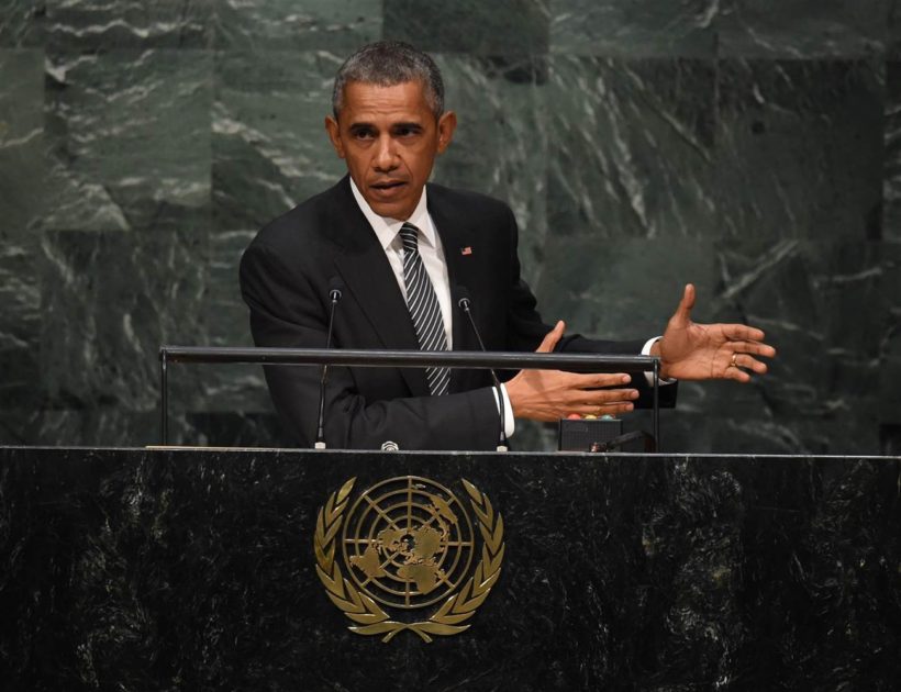 Obama Arrives In NYC For UN General Assembly