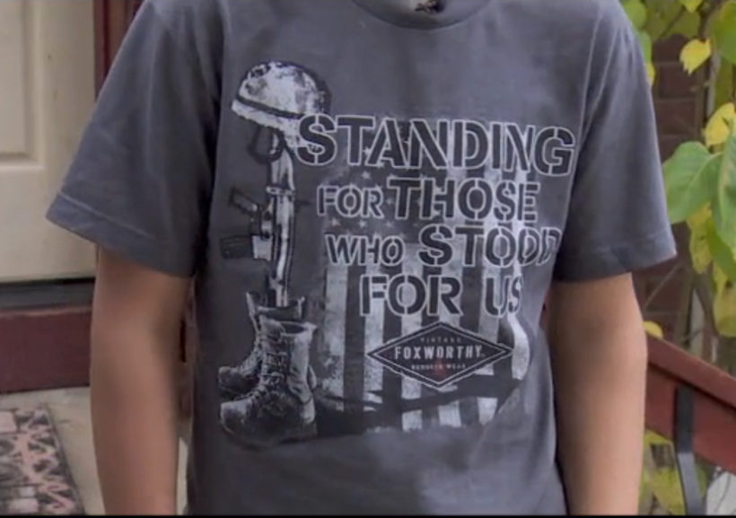 8th grader suspended for wearing patriotic T-shirt