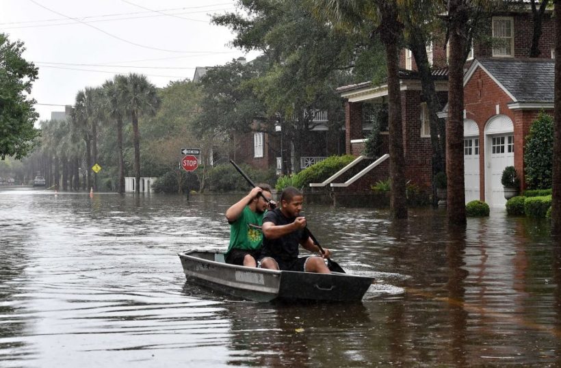 Historic rainfall pounds South Carolina