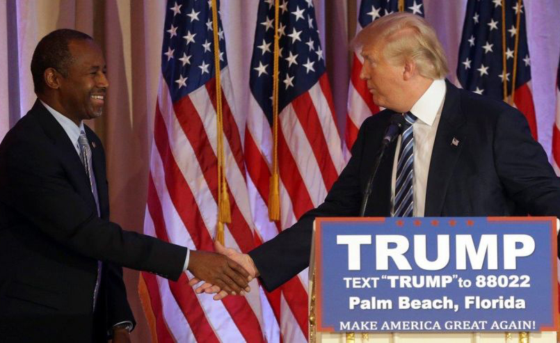 Carson becomes second candidate to back Trump