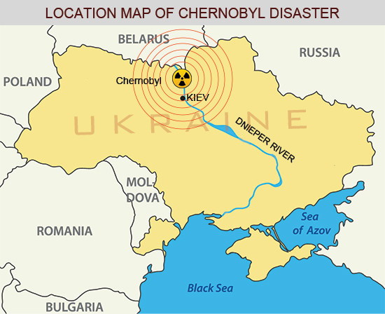 Chernobyl Disaster Map