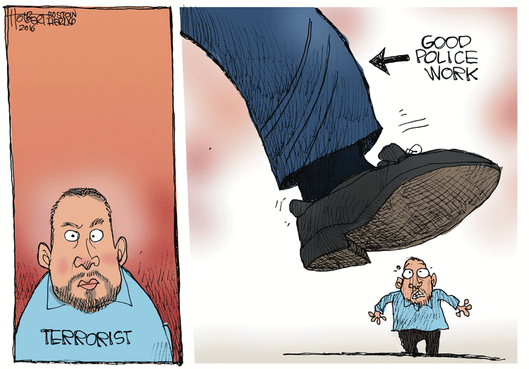 Cartoon by Jerry Holbert