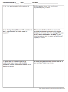 Persuasive essay presidential election