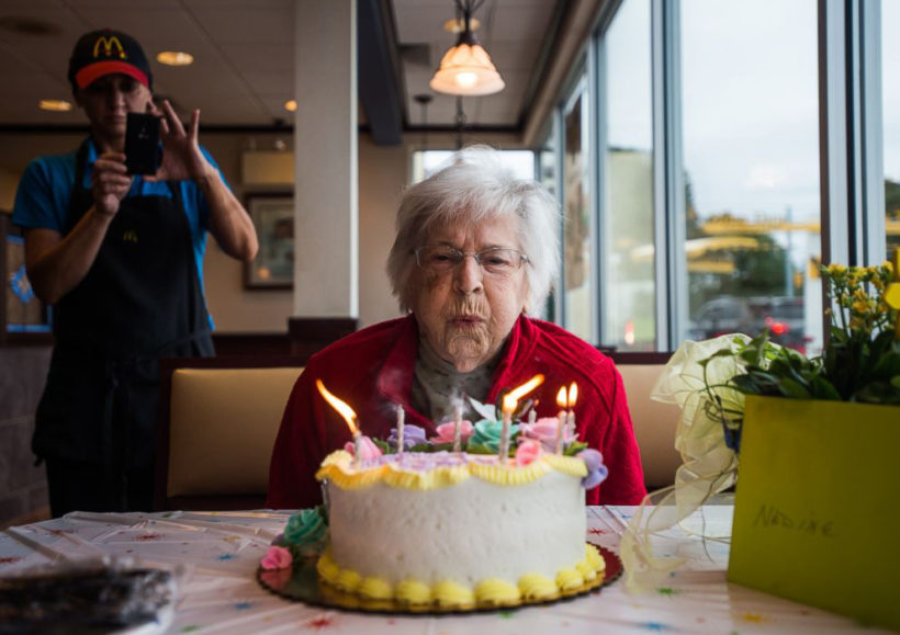 100-year-old gets free McDonald’s for life