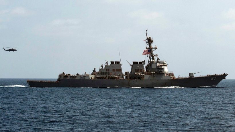 U.S. warship targeted by third missile attack from Yemen