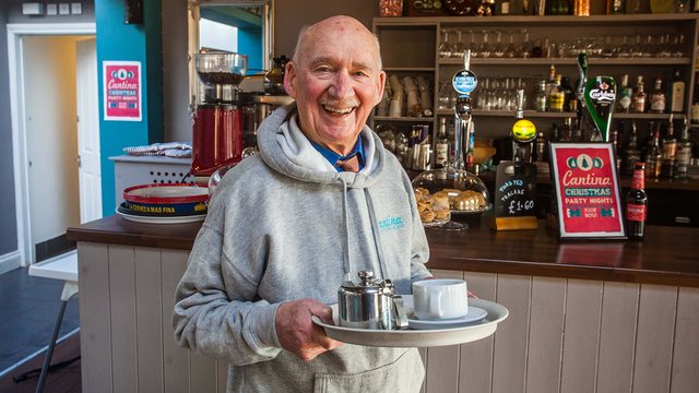 89 year old starts his new job