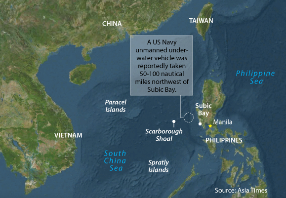 China’s Navy seizes American underwater drone in South China Sea