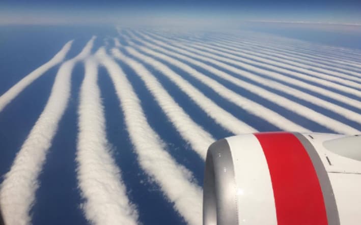 Unique cloud formation