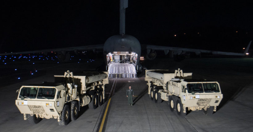 U.S. starts deploying THAAD in South Korea after defiant North’s latest test