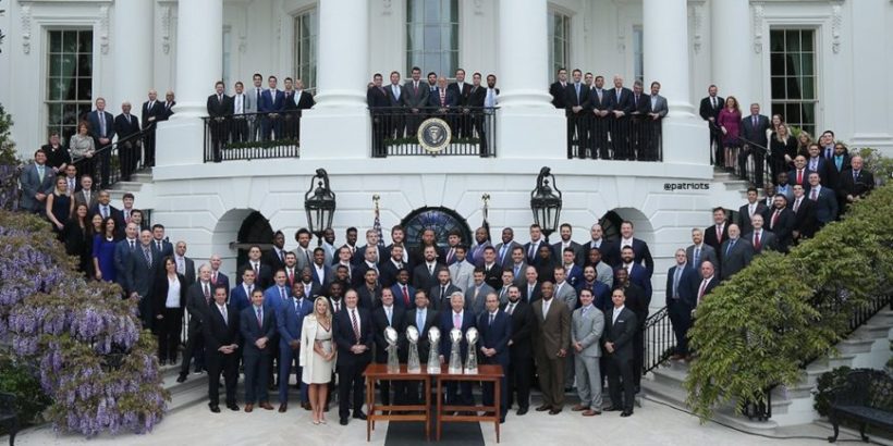 NY Times “Misleading” Photo of Patriot’s White House Visit