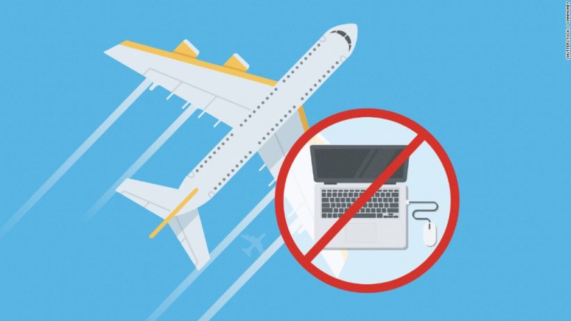 US prepares to ban laptops on flights from Europe