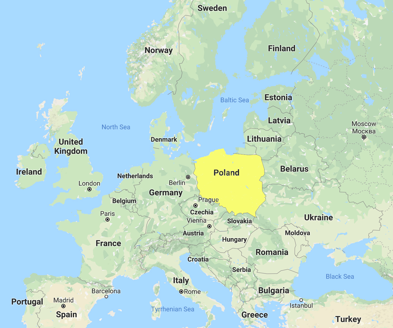 Poland Location On World Map | Hot Sex Picture