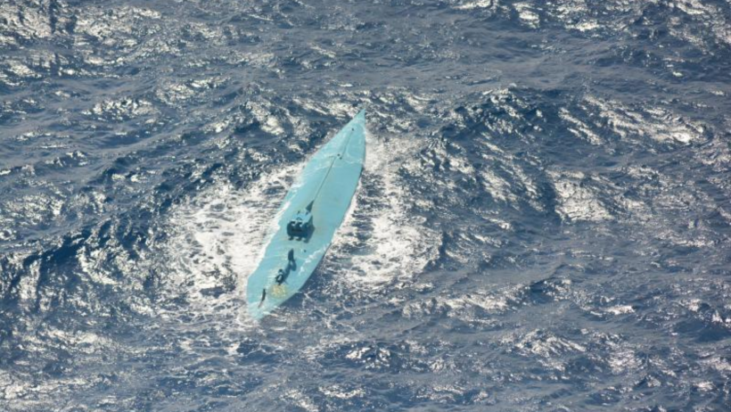 U.S. Coast Guard intercepts semi-submersible vessel packed with cocaine
