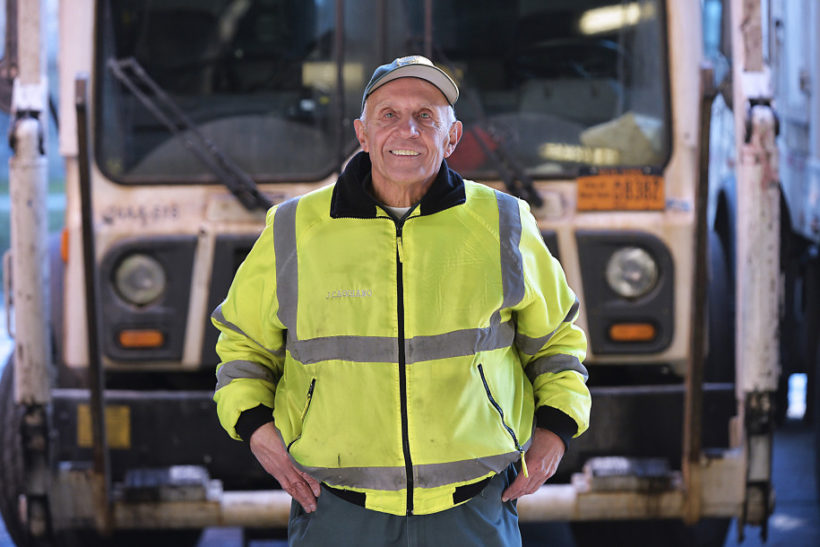 NYC’s longest-serving sanitation worker