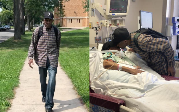 99-year-old walks 6 miles a day to visit wife in the hospital