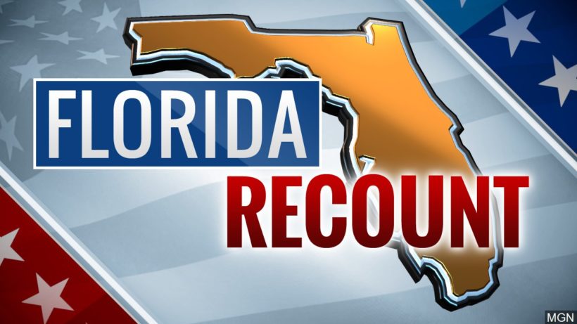 U.S. #3 – FLORIDA: Recounts ordered in Florida elections for senator, governor