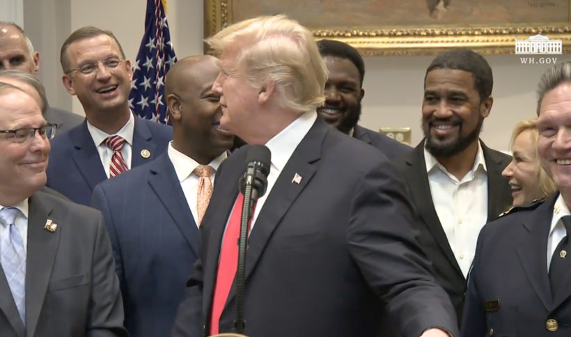 Trump announces his support for criminal justice reform legislation, saying it’s ‘the right thing to do’