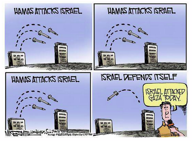 NYT’s False Equivalence Between Hamas and Israeli Rockets