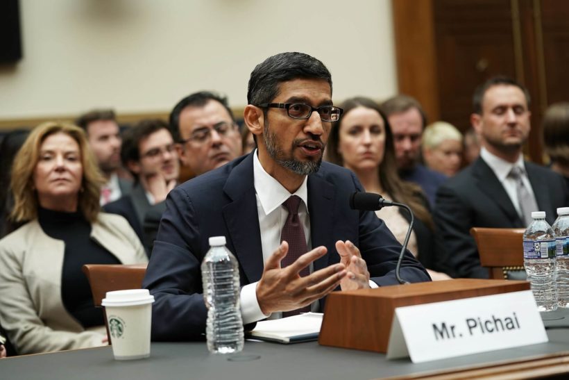 Google CEO denies any bias in the company