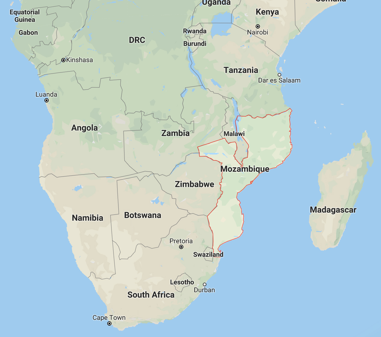 Свазиленд на карте. Мозамбик на карте Африки. Мозамбикский пролив на карте Африки. Мозамбикская низменность на карте Африки.