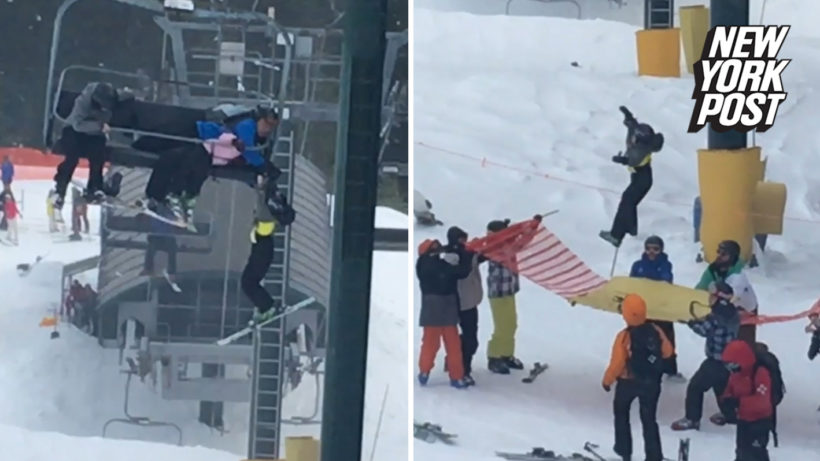 Teens save boy dangling from ski lift