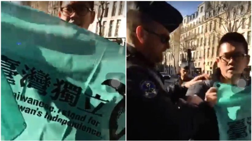 World #2 – Taiwanese student protesting China’s Xi Jinping detained by Paris police