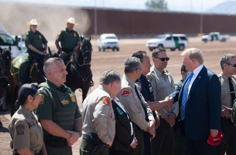 Trump visits Calexico border