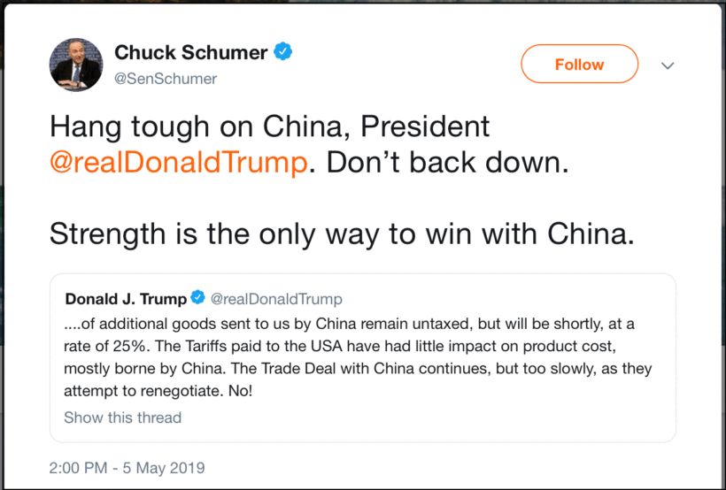Trump didn’t start this trade war, China did