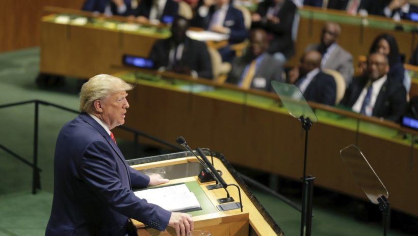 Trump says future belongs to patriots, not globalists, in U.N. speech