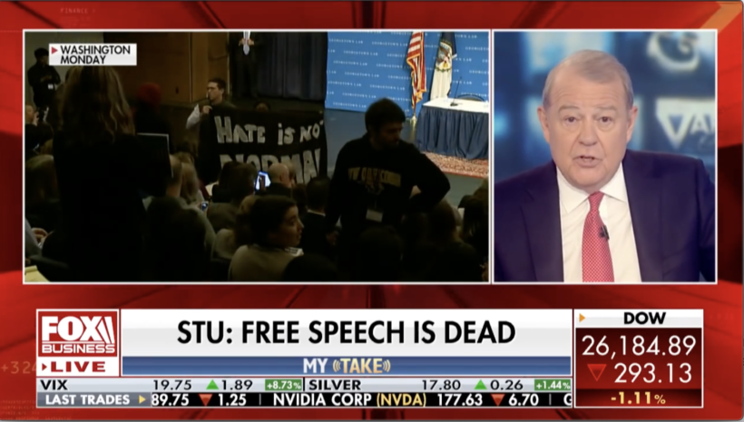 Colleges allow protesters to shut down free speech: media silent.